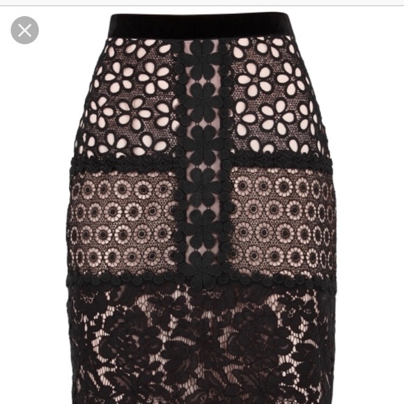 Moschino Dresses & Skirts - SOLD Boutique Moschino lace purple black pencil skirt 2